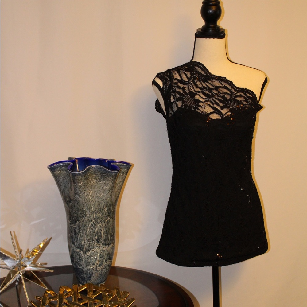 Boston Proper Lace Sequin top.